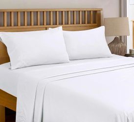 Countertop sheet, white cotton
