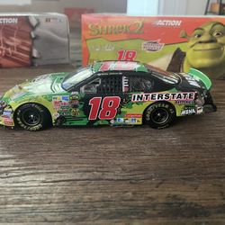 1:24 Bobby labonte. # 18 interstate batteries/shrek 2. 2004 Monty Carlo.
