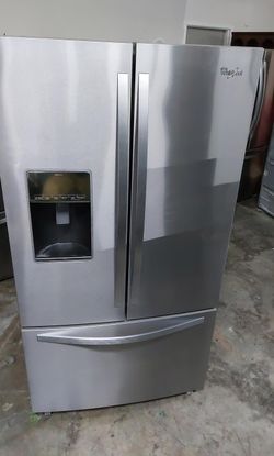 Whirlpool French Door Fridge Stainless Steel with Ice Maker