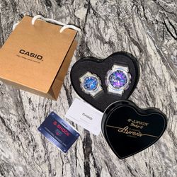 Casio G-Shock Clear Purple Transparent Watch GA-110