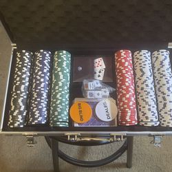 Poker Chips Set With Cards And Chips 