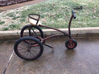 J.E. Donalson jockey cycle tricycle/bicycle north Kansas Missouri only 100 made works rare