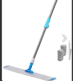 Flat Floor Mop with Microfiber Pads