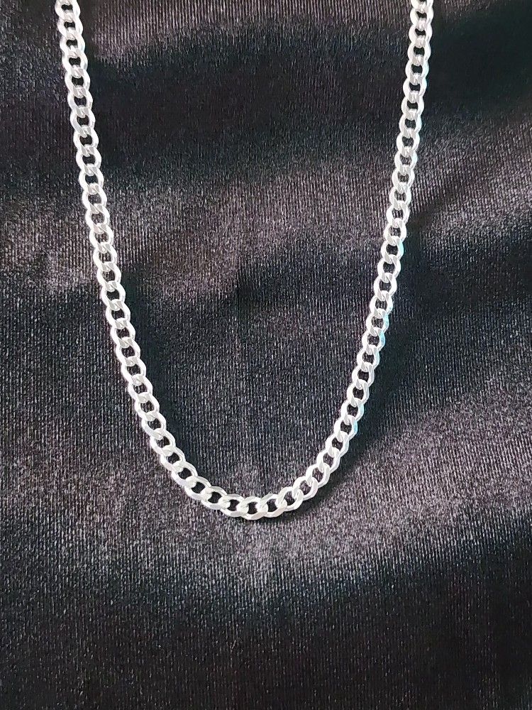 Cadena Cubana Plata 925