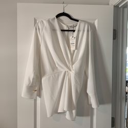 New Zara Womens L Blouse/shirt 