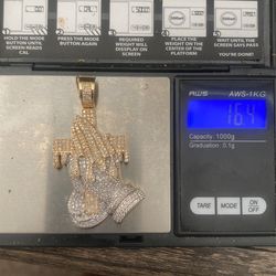 14k Semi Solid Miami Cuban With Charm