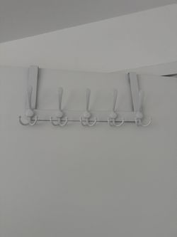 Over the door hooks, mirror, organizers