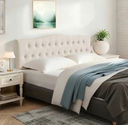 Modern Tufted Queen Headboard