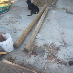 Treated Wood Posts 8' 