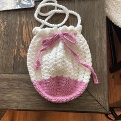 Hand Knitted Hand Bag