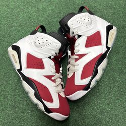 JORDAN 6 CARMINE SIZE 10.5