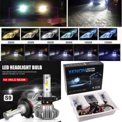 LED headlight kit -*scion tc Nissan Frontier Altima any truck bike chevy Truck H11 H13 lights * NEW HID CONVERSION KIT
