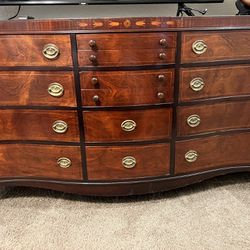 Mahogany Antique dresser drawer