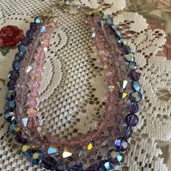 Three Tier Crystal Choker