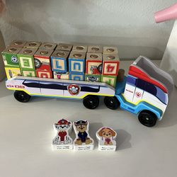Paw Patrol Truck Blocks