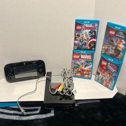 Wii U With 4 Games 