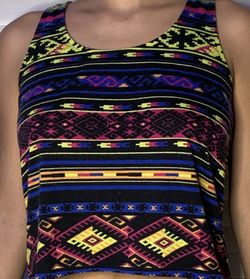 CROP AZTEC FOREVER 21