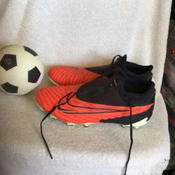 Nike Phantom SX Ghost Lace Soccer Cleats Size 5.5Y