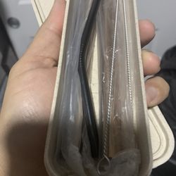 Metal Straw Set New plus travel box 
