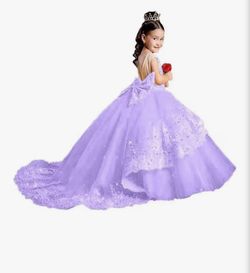 Lilac girl dress