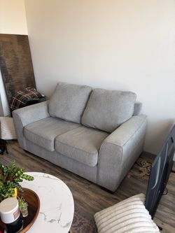 Grey couch/love seat