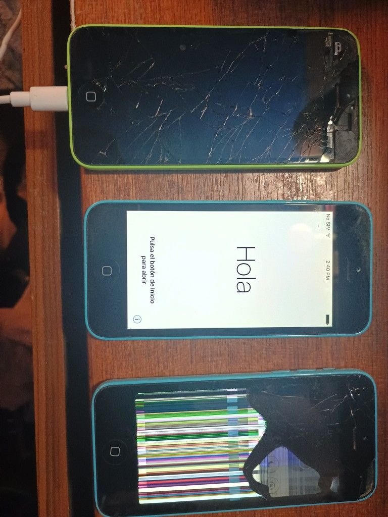 iPhone 5 C Lot Of Three