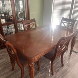 Dining room table and chairs