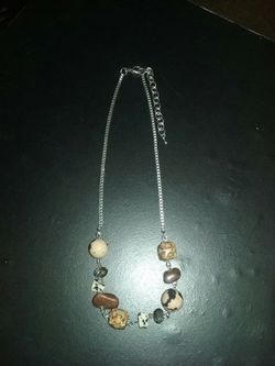 Brown & Black Beaded Necklace