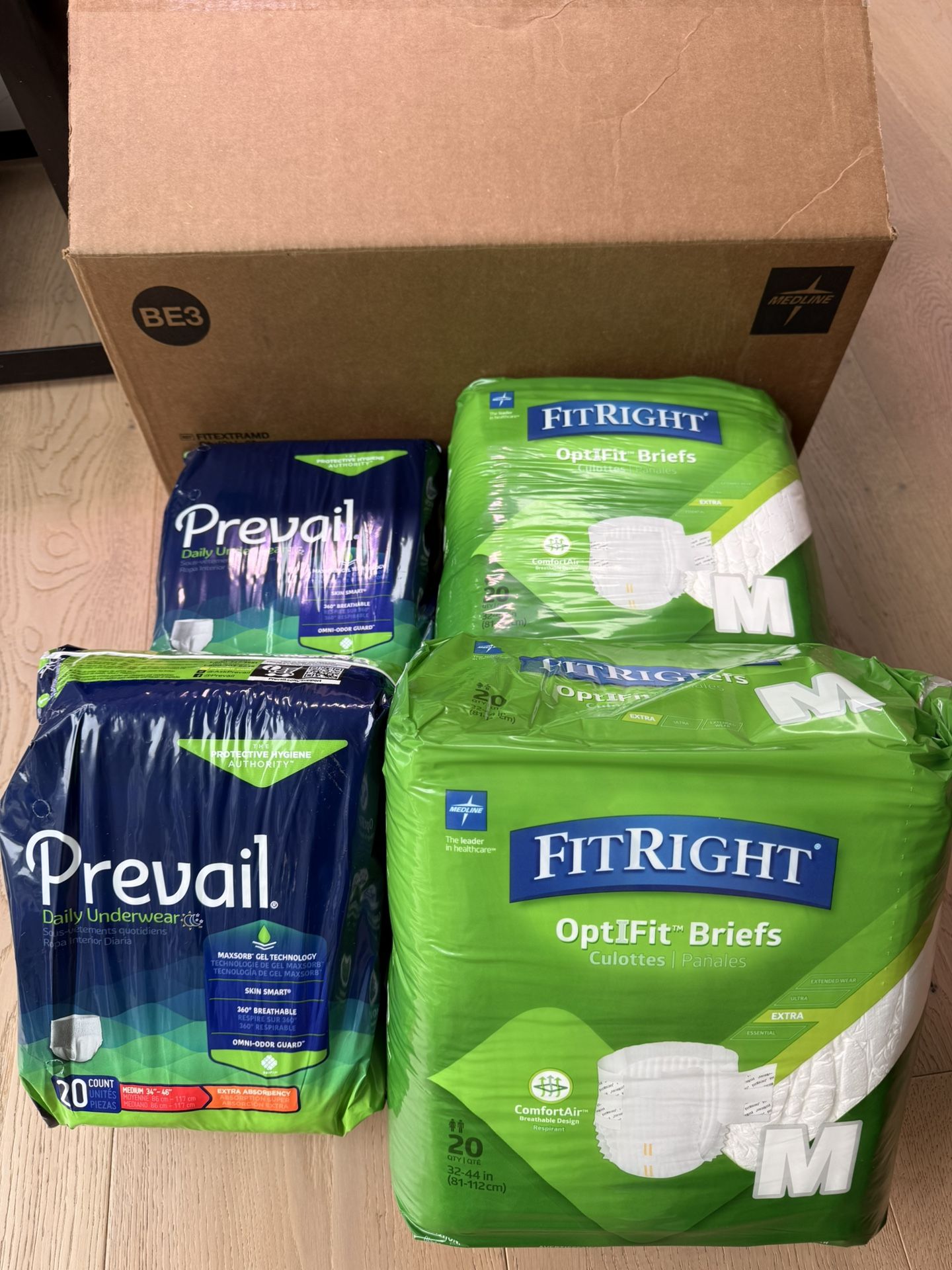 Adult Diaper. Medium Size.