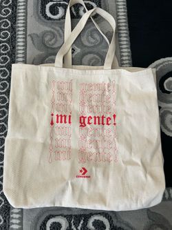 Mi gente converse canvas tote bag 25 bags total $10 per bag or $100 for all 25