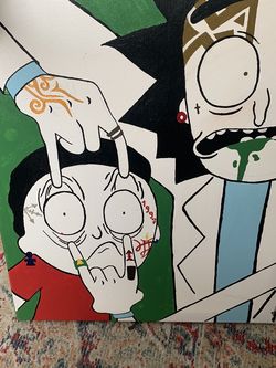 Rick An Morty Painting