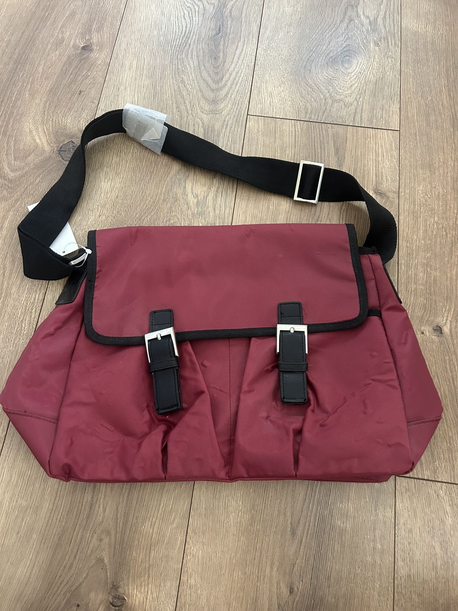 VTG Y2K old navy burgandy tote handbag purse NWT cute rare hard to find