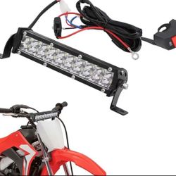 Dirt Bike Light Bar 60W 2500LM Motorcycle Headlight Light Bar Plug-Play Universal for Most 7/8" handlebar CRF110 KLX140 KLX110 TTR110 TTR110E KLX PW X