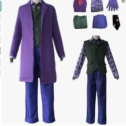 Heath Ledger Dark Knight Full Joker Costume
