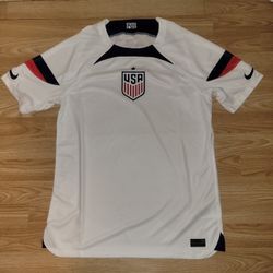 Nike Team USA 2022 World Cup Stadium Soccer Jersey White DN0706-100 -Size Medium
