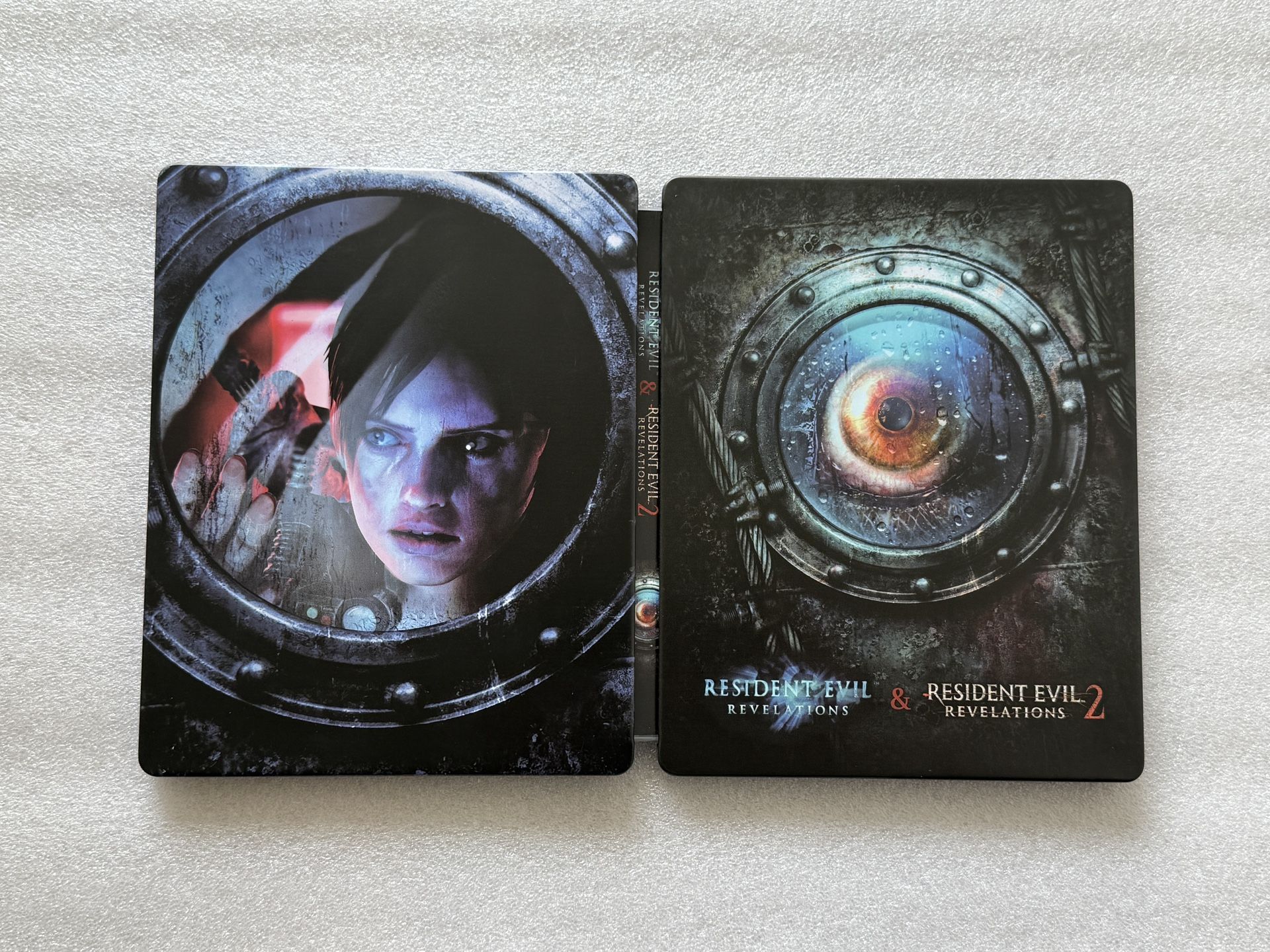 Resident Evil Revelation 1&2 Edition Custom made  Steelbook/SteelUp Case PS3/PS4