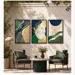 Abstract Modern Line Art