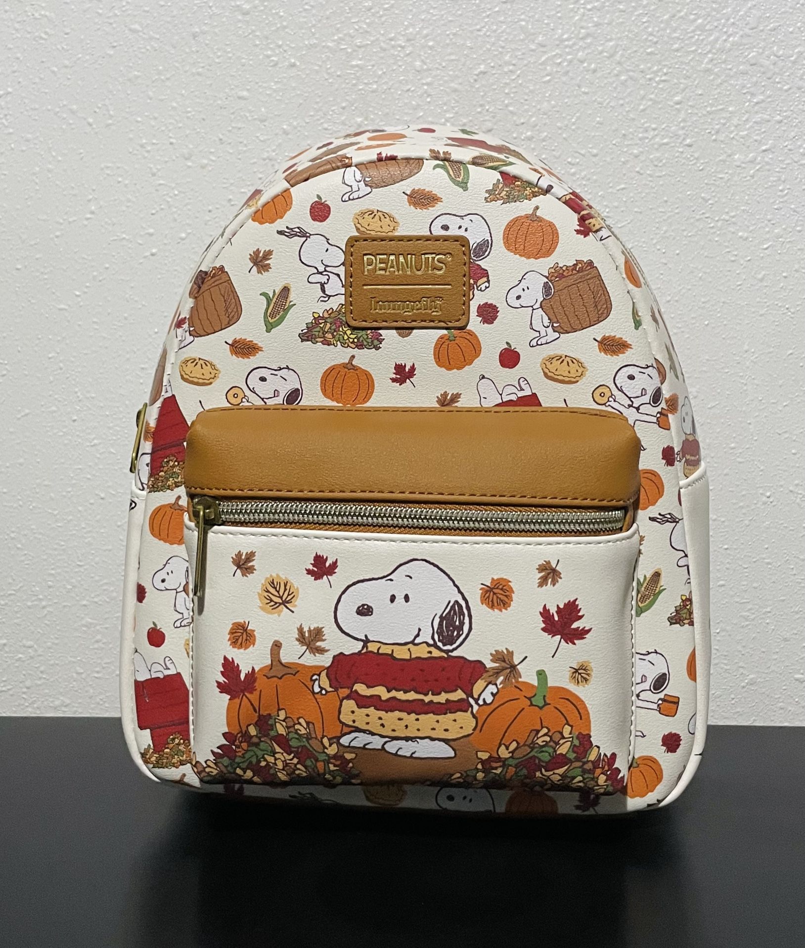 Loungefly Peanuts Snoopy Fall Cozy Mini Backpack