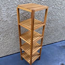 5 Tier Bamboo Shelving 