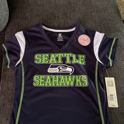 Brand New Girls Seahawk Shirt Size Medium