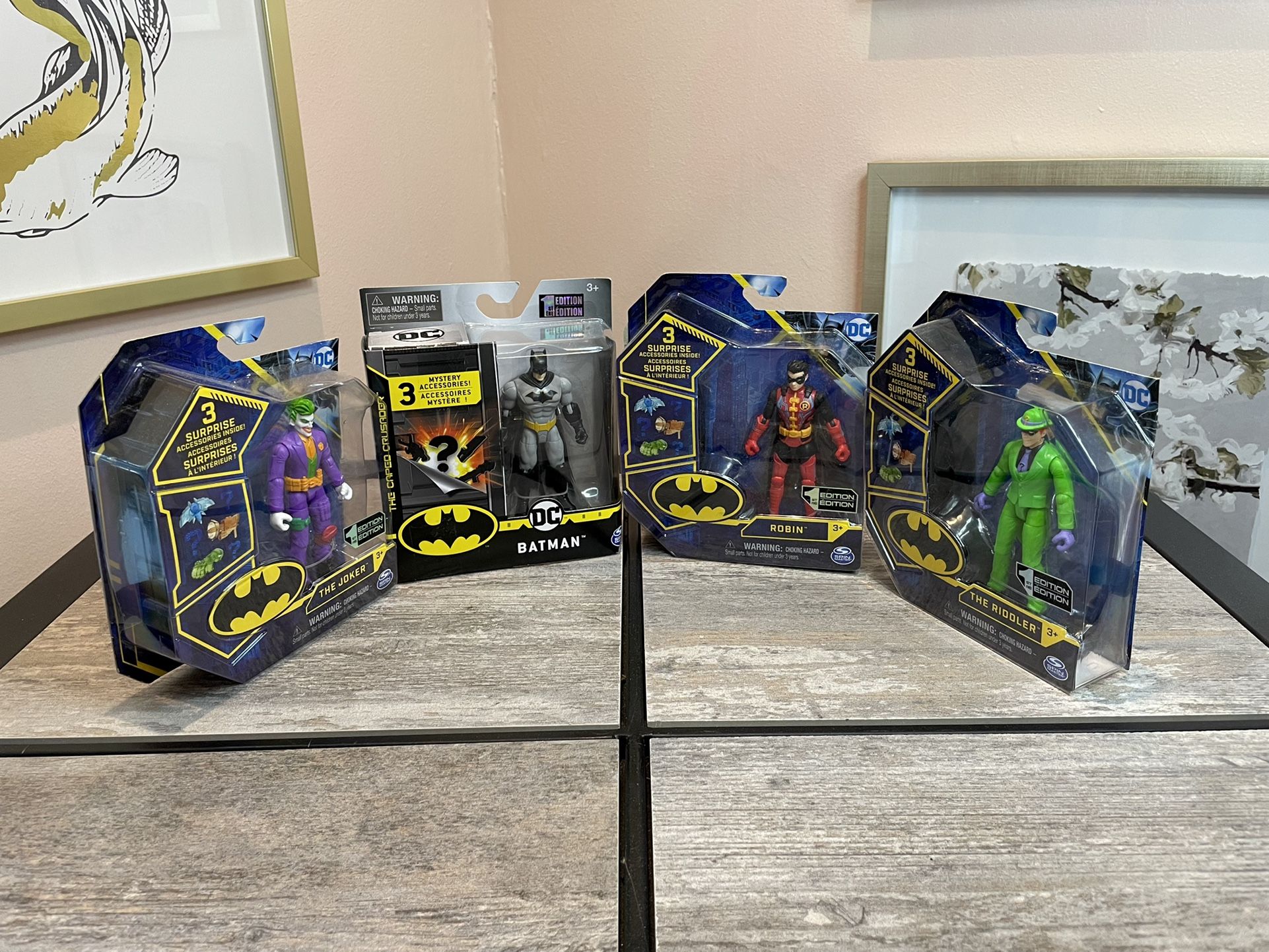 Spin Master DC Figures Lot.