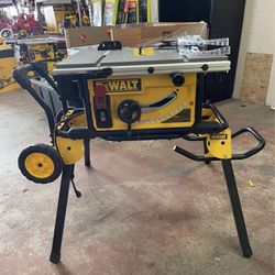 DeWALT 10" Table Saw and Rolling Stand