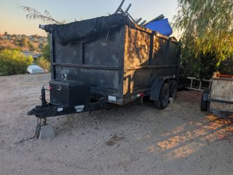 Dump trailer 12x8x4 trade ?