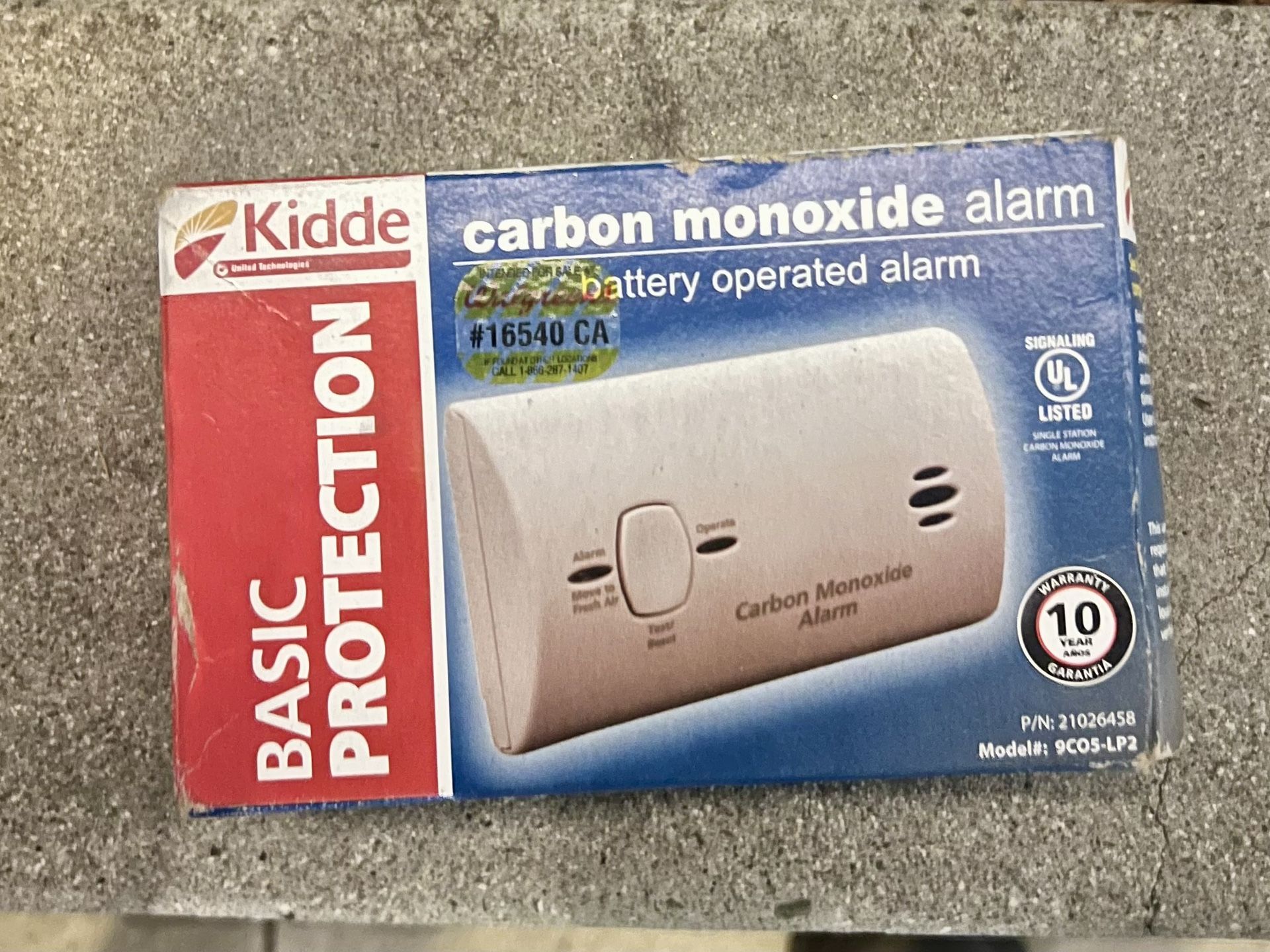 Kidde Carbon Monoxide Alarm New Home Protection
