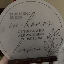 Memorial Wedding Sign