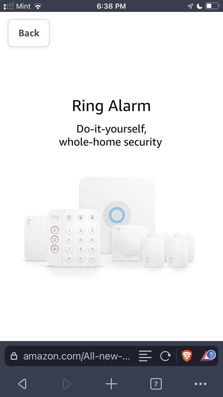 ring whole house alarm system