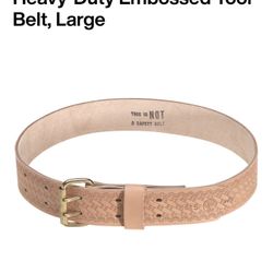 Klein Tools 5415L Heavy Duty Embossed Tool Belt, Large