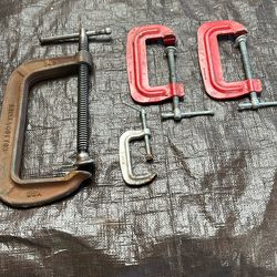 C Clamps Various Sizes