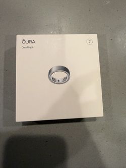 OURA Ring 4 Brushed Silver - Size 7 (JZ90-54220-07) BNIB
