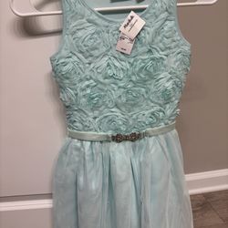 NEW Light Teal Blue Dress (Kids)
